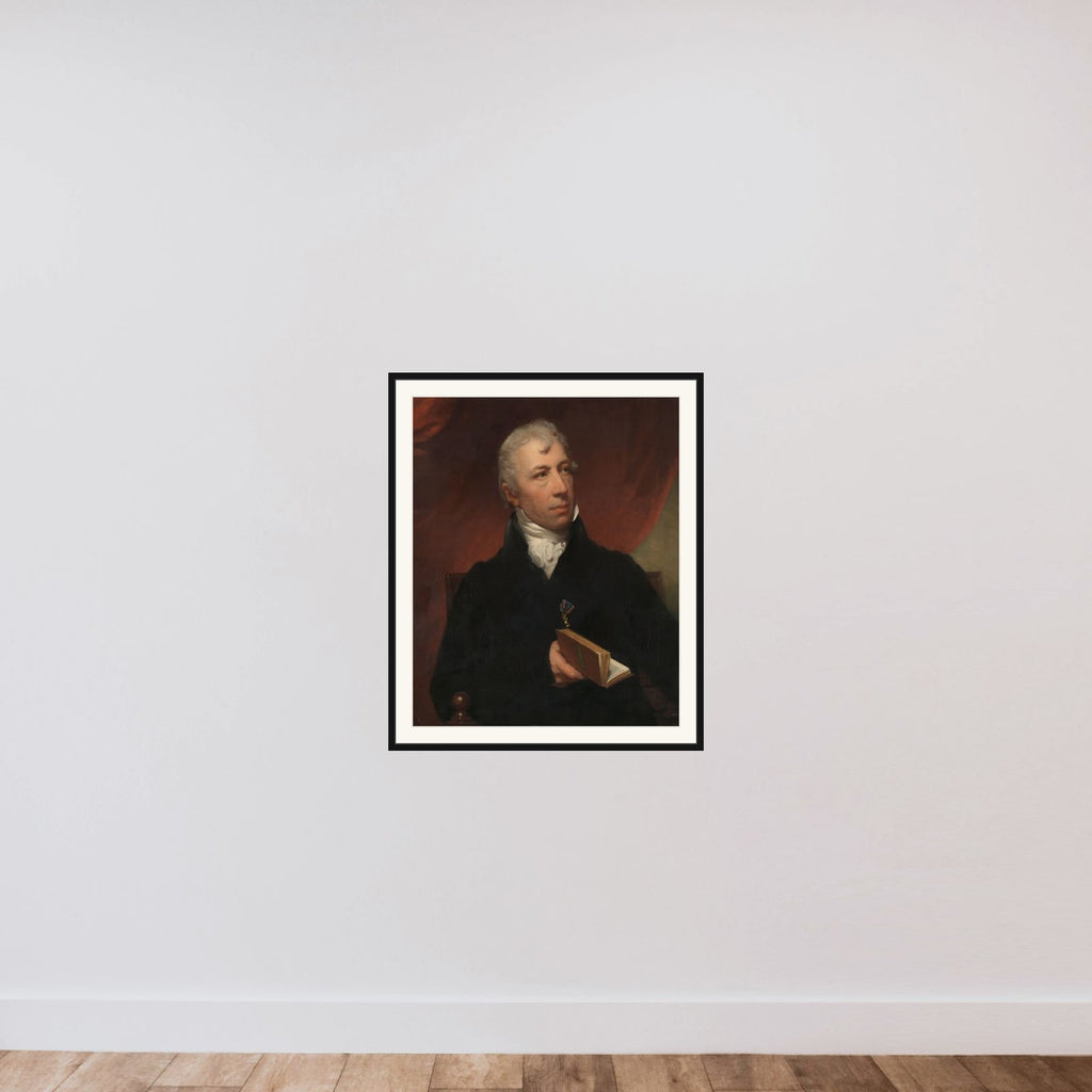 Cornelis Apostool (1762-1844), First Director (1808-1844) of the Koninklijk Museum, later Rijks Museum, Amsterdam framed — shown to scale
