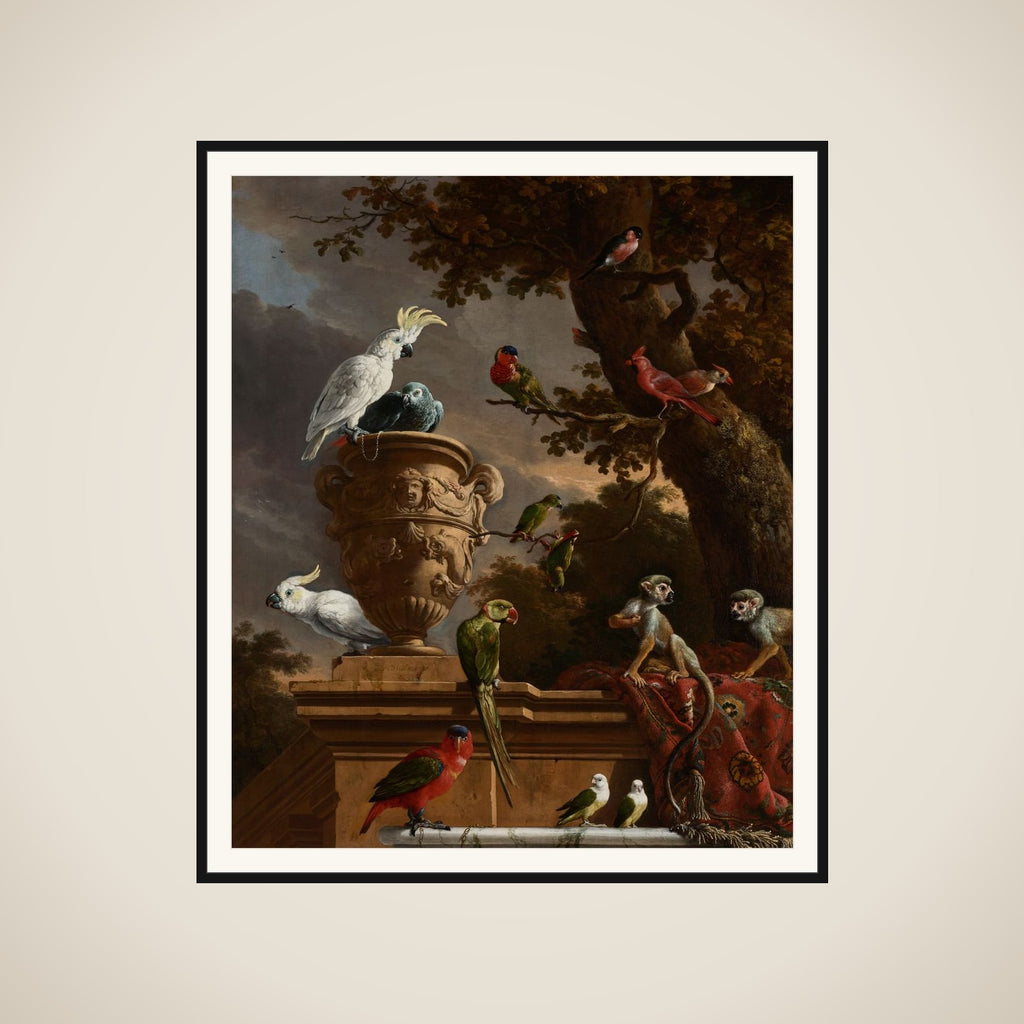 The Menagerie framed