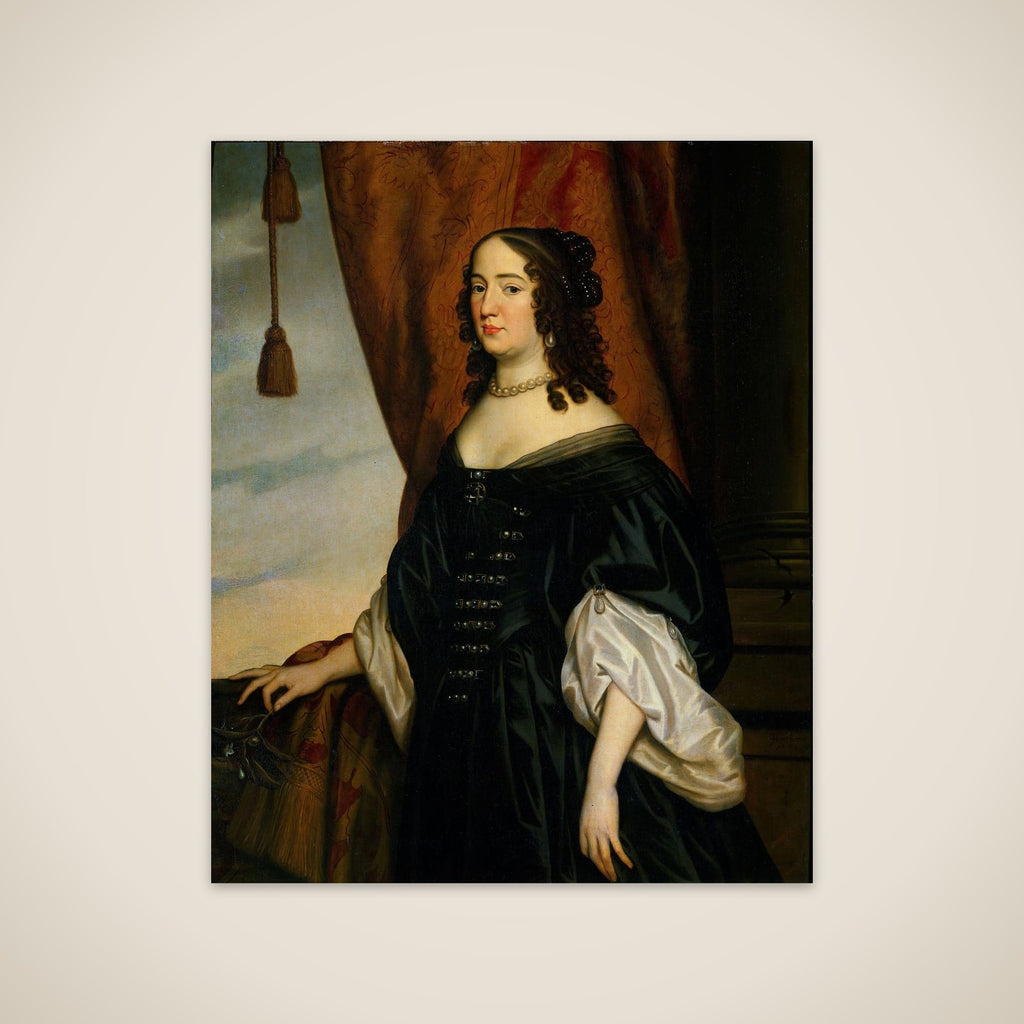 Portrait of Amalia van Solms (1602-75), Wife of Prince Frederik Hendrik unframed print