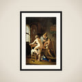 The Painter and his Model framed