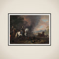 Hendrik Casimir II (1657-96), Prince of Nassau-Dietz, as Commanding Officer at a Battle framed