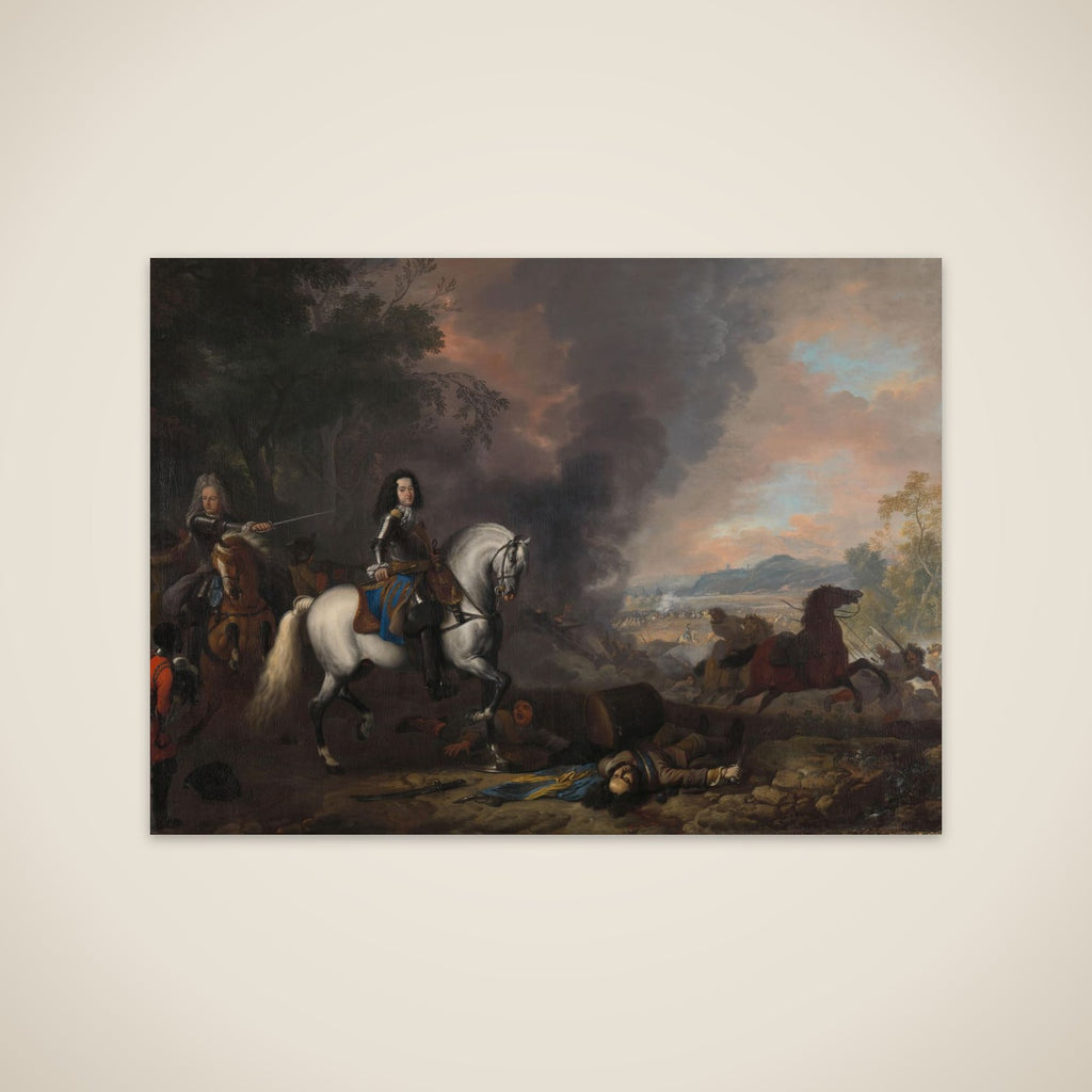 Hendrik Casimir II (1657-96), Prince of Nassau-Dietz, as Commanding Officer at a Battle unframed print