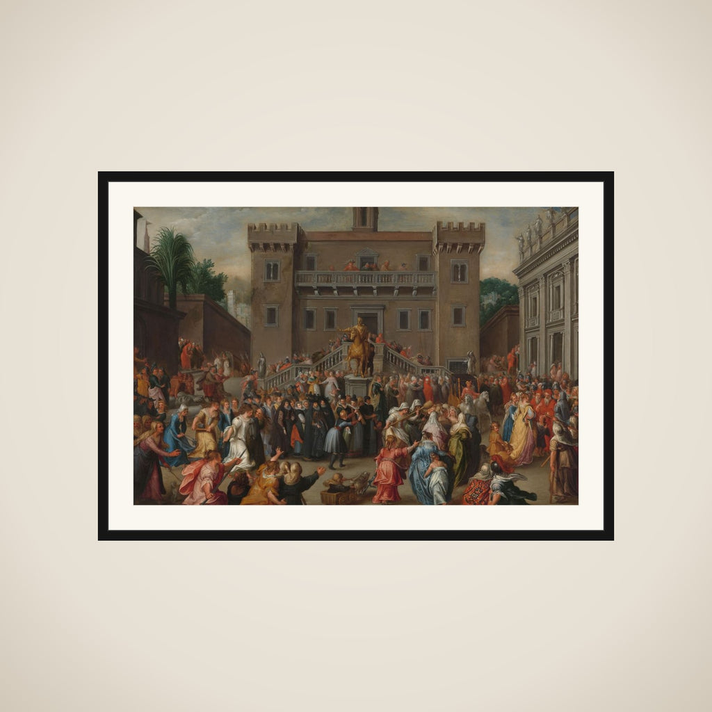 The Rising of the Women of Rome on the Capitol on Account of Papirius framed