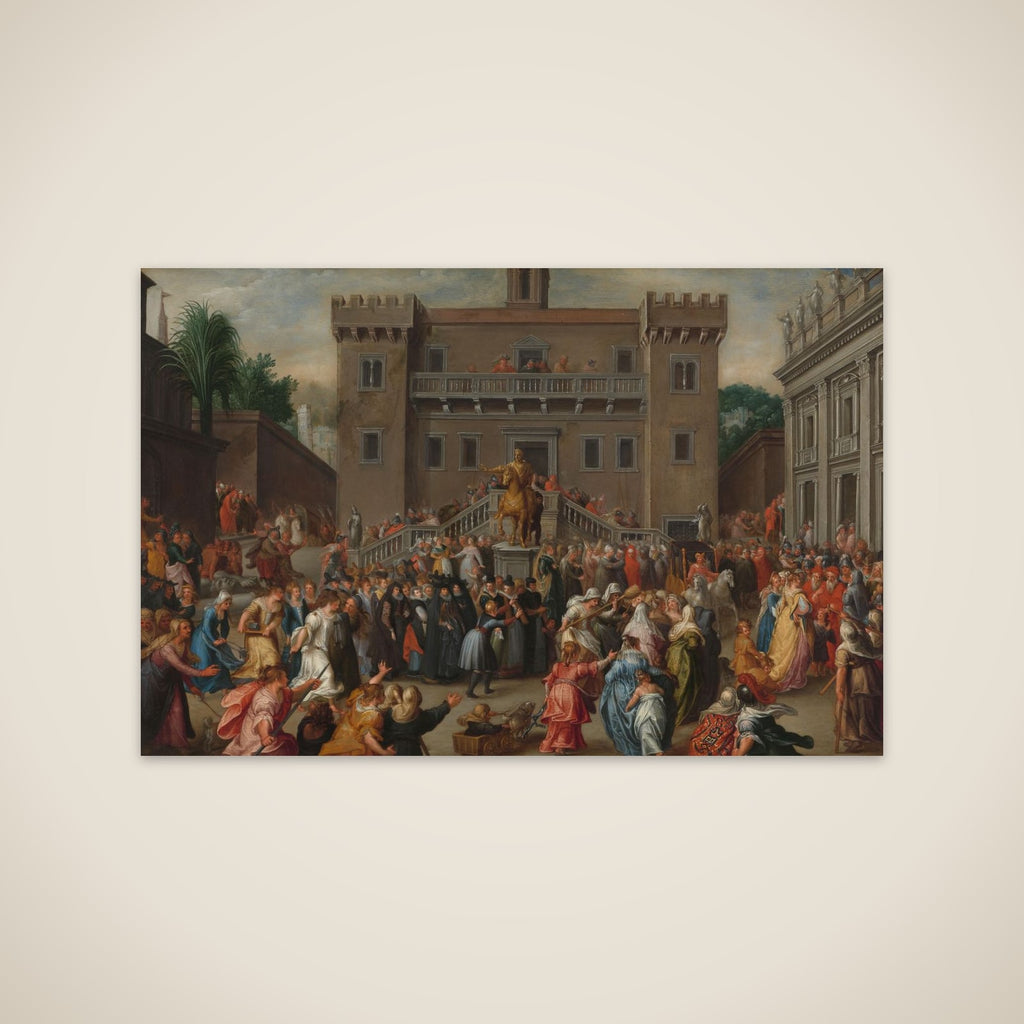 The Rising of the Women of Rome on the Capitol on Account of Papirius unframed print