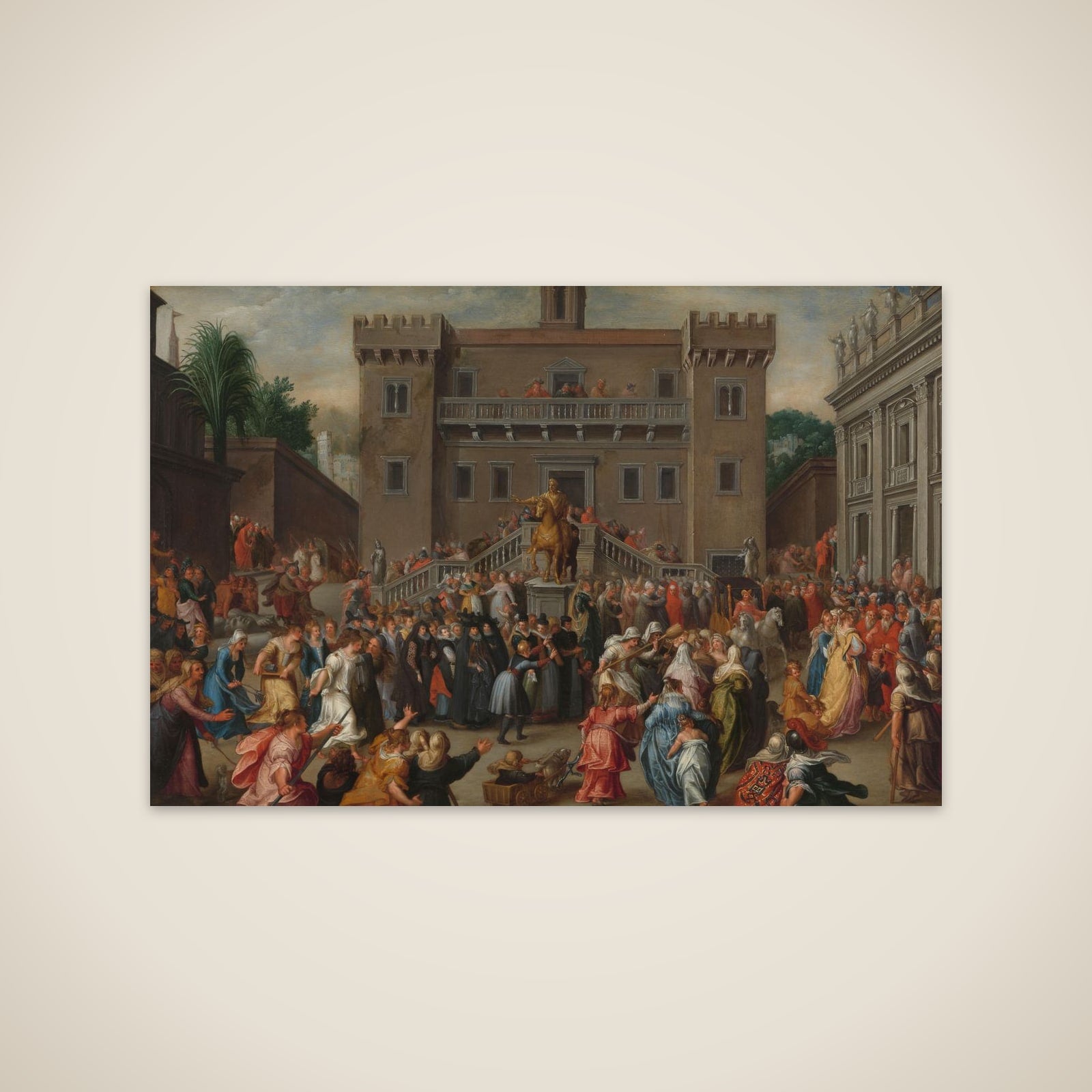 The Rising of the Women of Rome on the Capitol on Account of Papirius unframed print