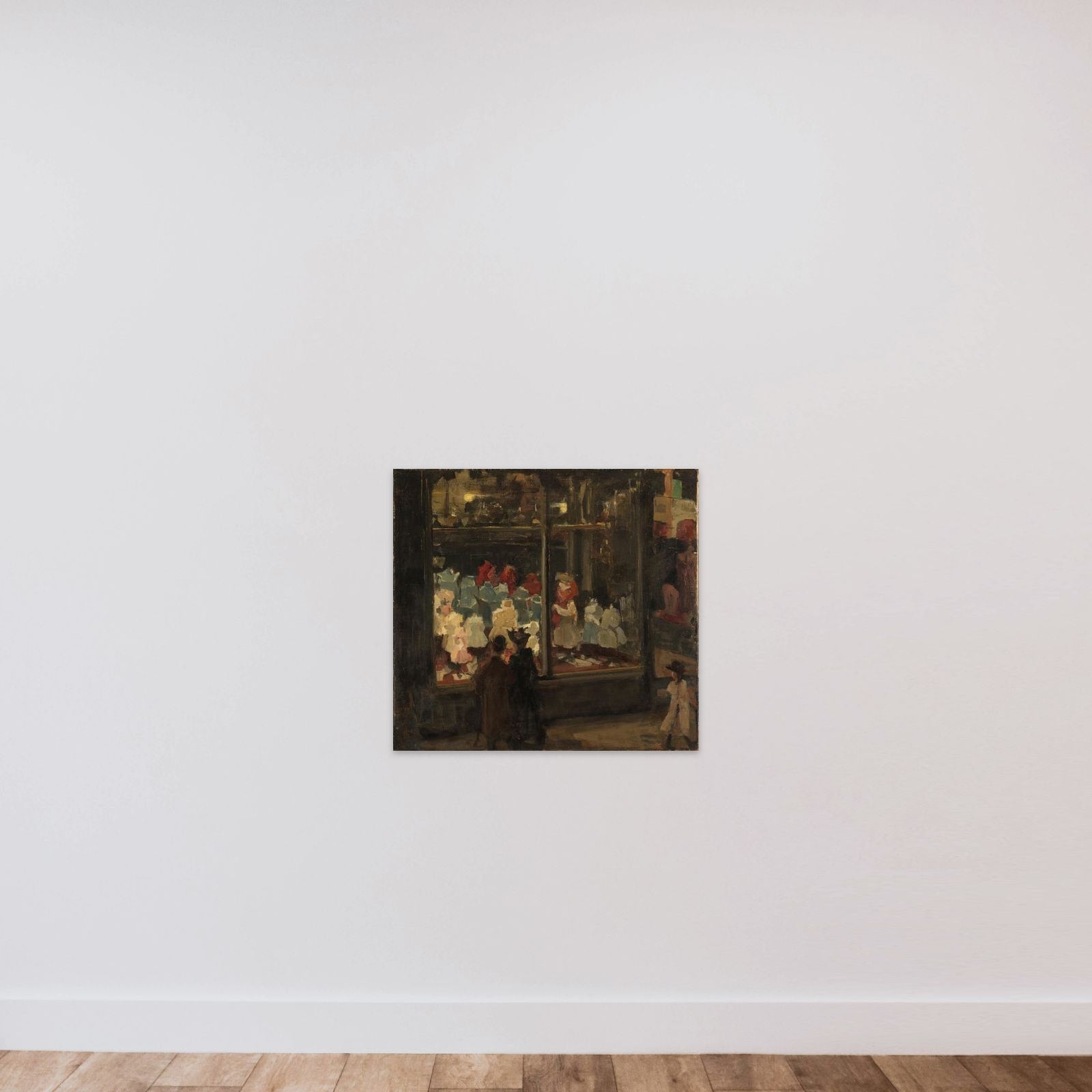 A Shop Window unframed — shown to scale