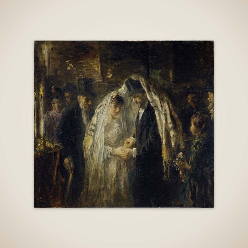 Jewish Wedding, Thought to be the Wedding of the Artist's Daughter Mathilde and G.D. Cohen Tervaert, 1903 unframed print
