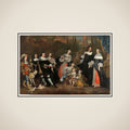 Michiel Adriaenszoon de Ruyter and his Family framed