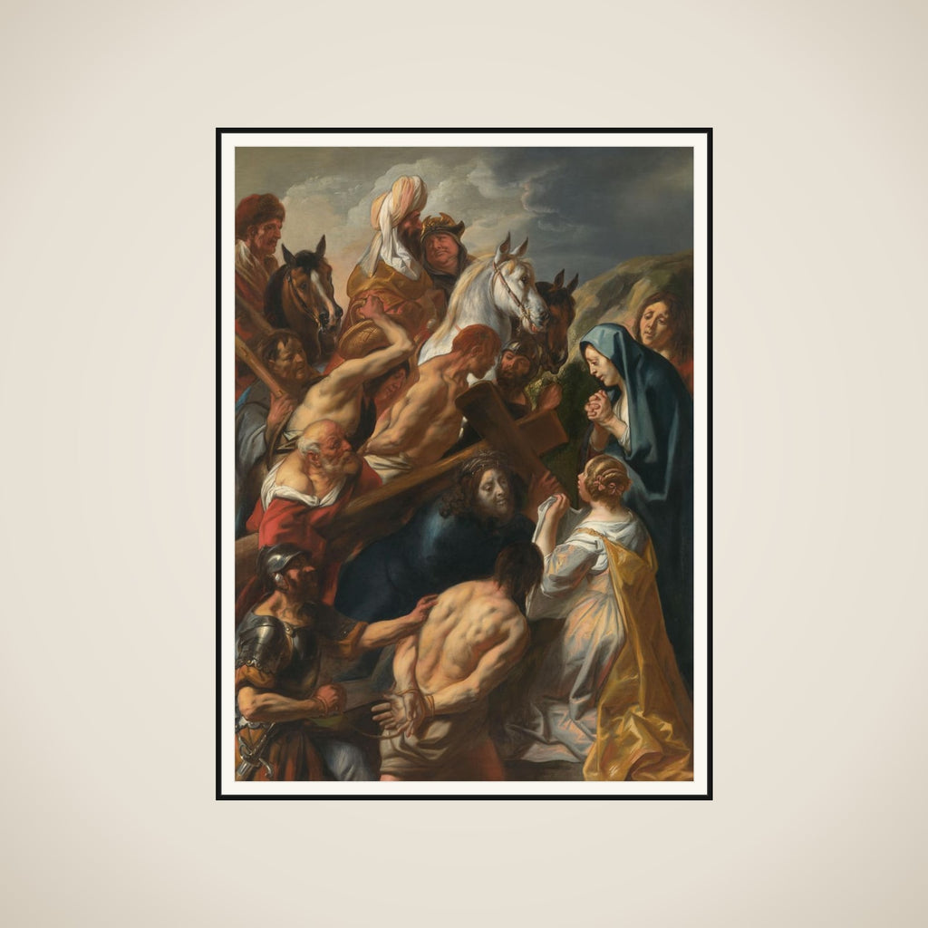 Christ on the Way to Calvary framed