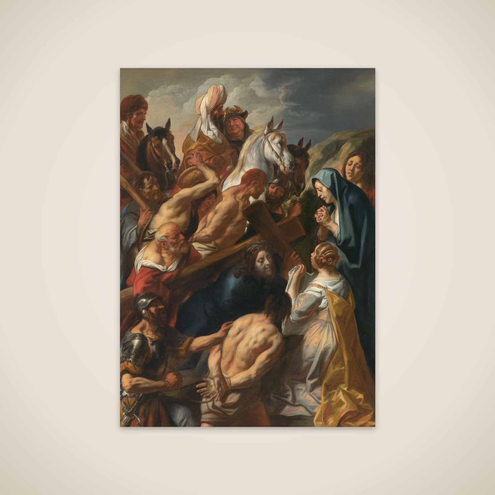 Christ on the Way to Calvary unframed print
