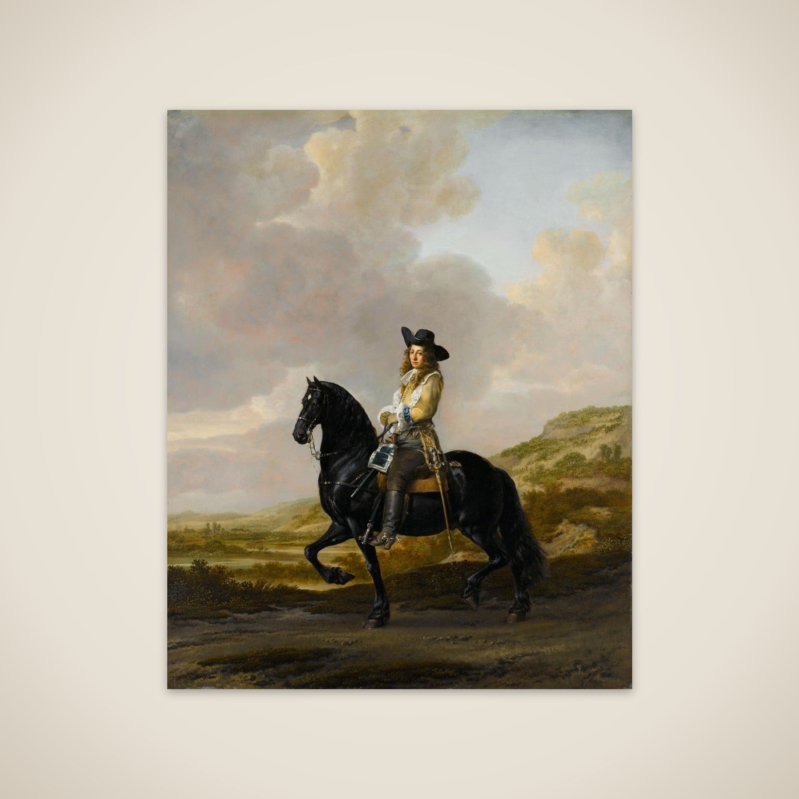 Portrait of Pieter Schout (1640-69) unframed print