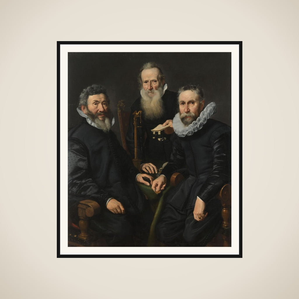 Group Portrait of an Unidentified Board of Governors framed
