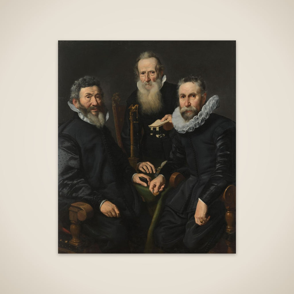 Group Portrait of an Unidentified Board of Governors unframed print