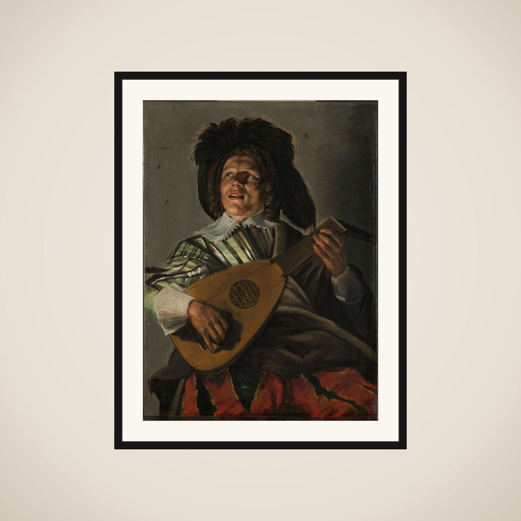 A Lute Player, known as ‘The Serenade’ framed
