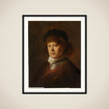 Portrait of Rembrandt van Rijn framed