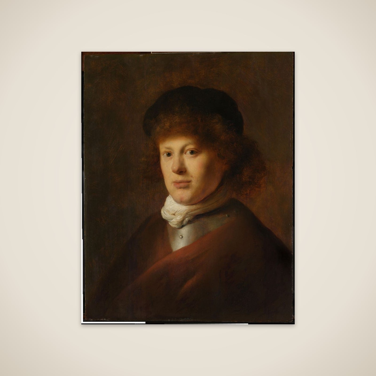 Portrait of Rembrandt van Rijn unframed print