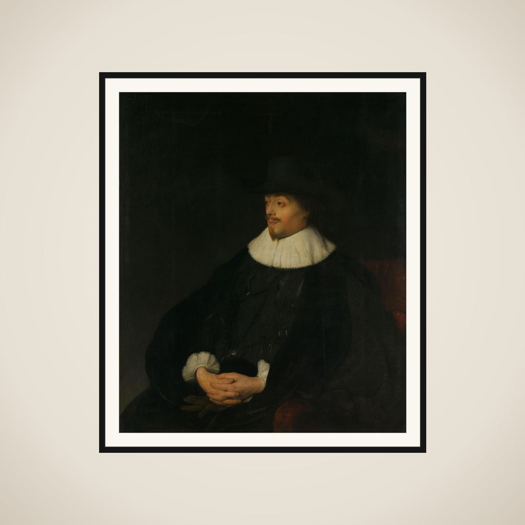 Constantijn Huygens (1596-1687), Lord of Zuylichem. Secretary of the Stadtholder, Prince Frederik Hendrik, and Poet framed