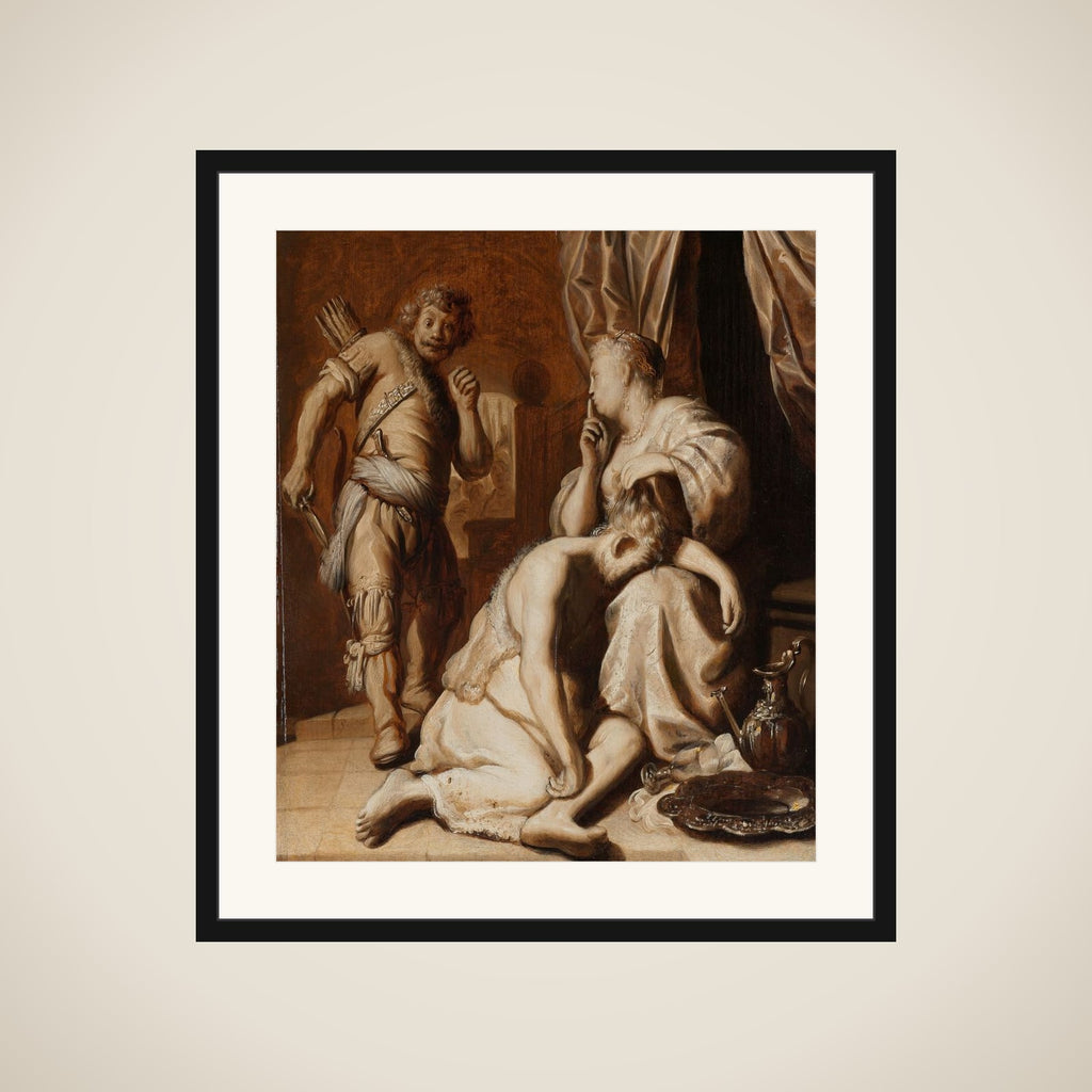 Samson and Delilah framed