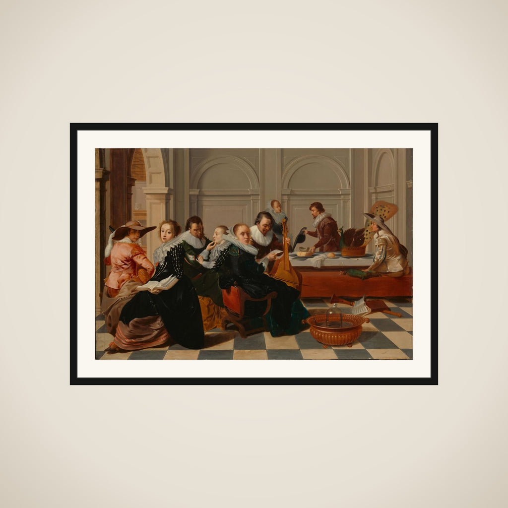 The Musical Gathering framed