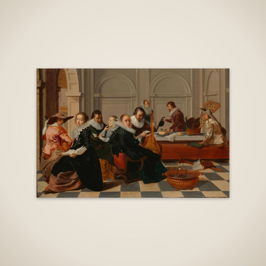 The Musical Gathering unframed print