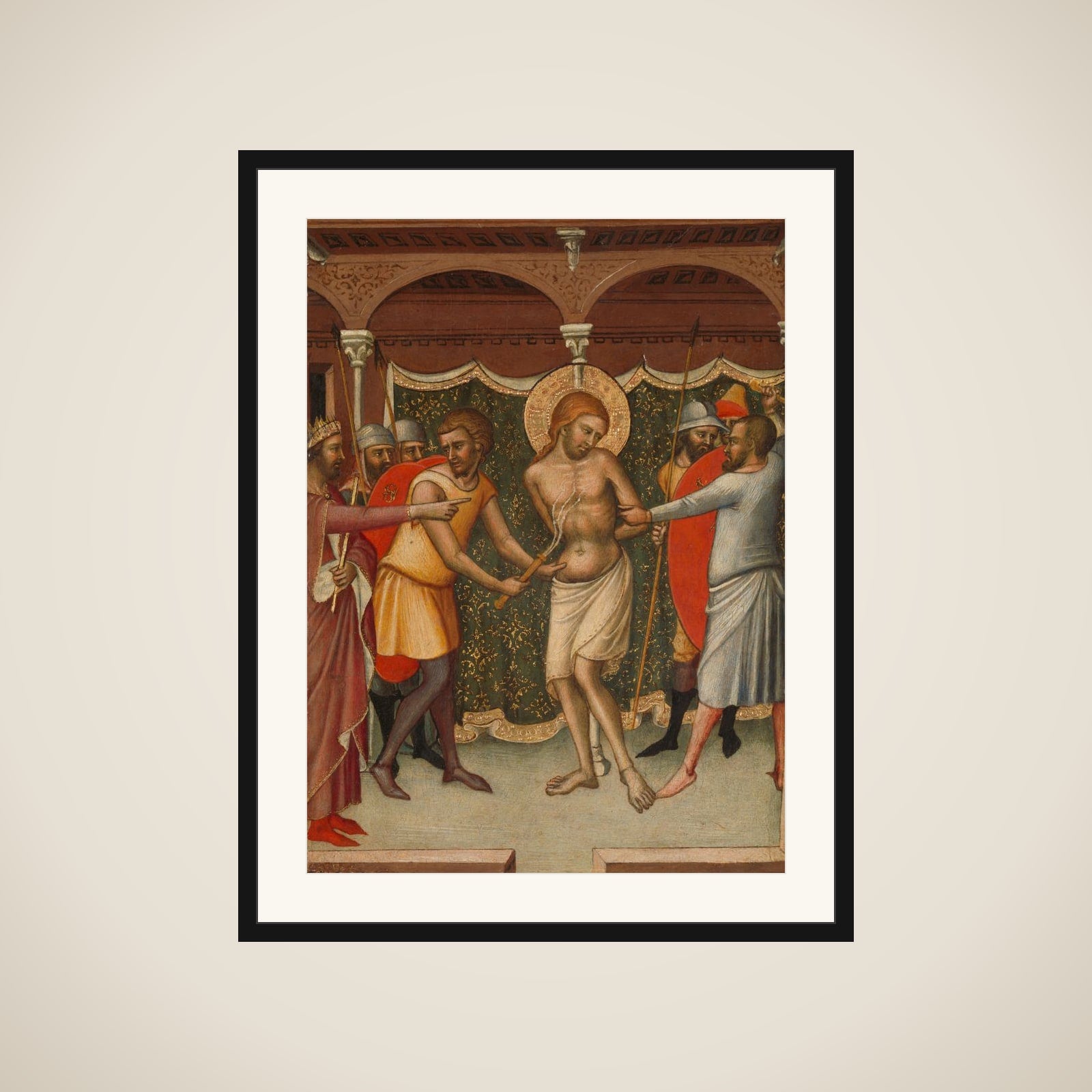 The Flagellation framed