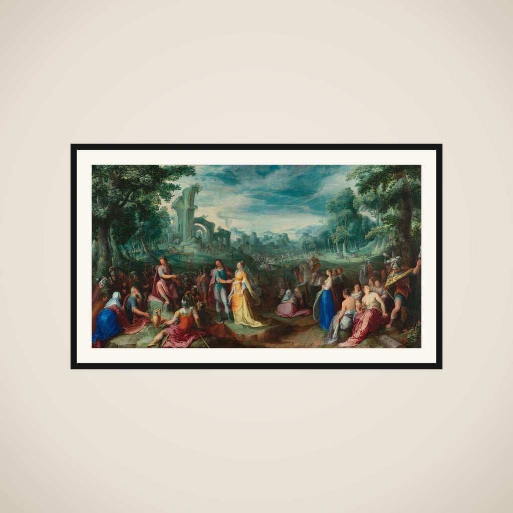 The Continence of Scipio. On the verso: Allegory on Nature framed