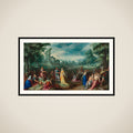 The Continence of Scipio. On the verso: Allegory on Nature framed
