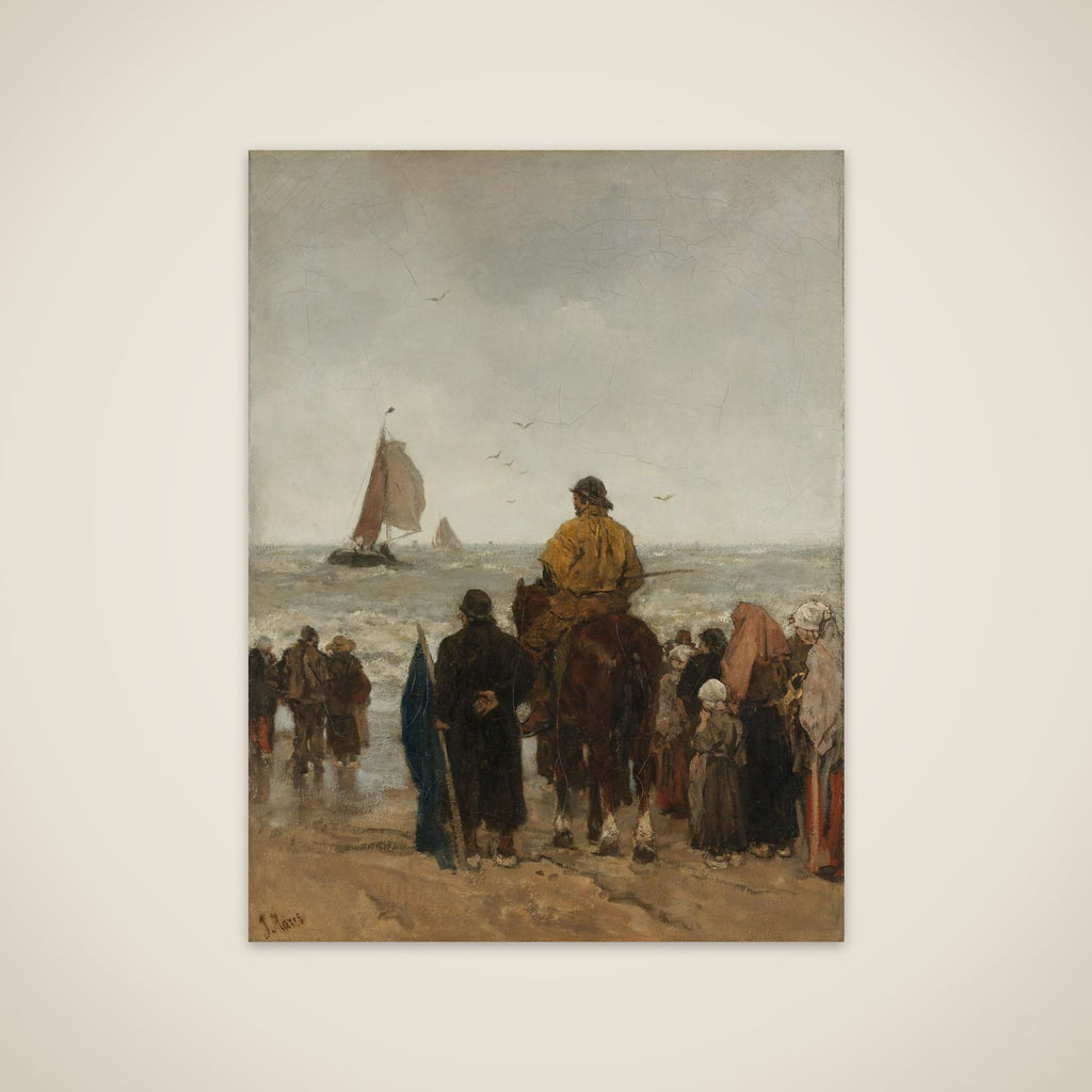 Arrival of the Boats unframed print