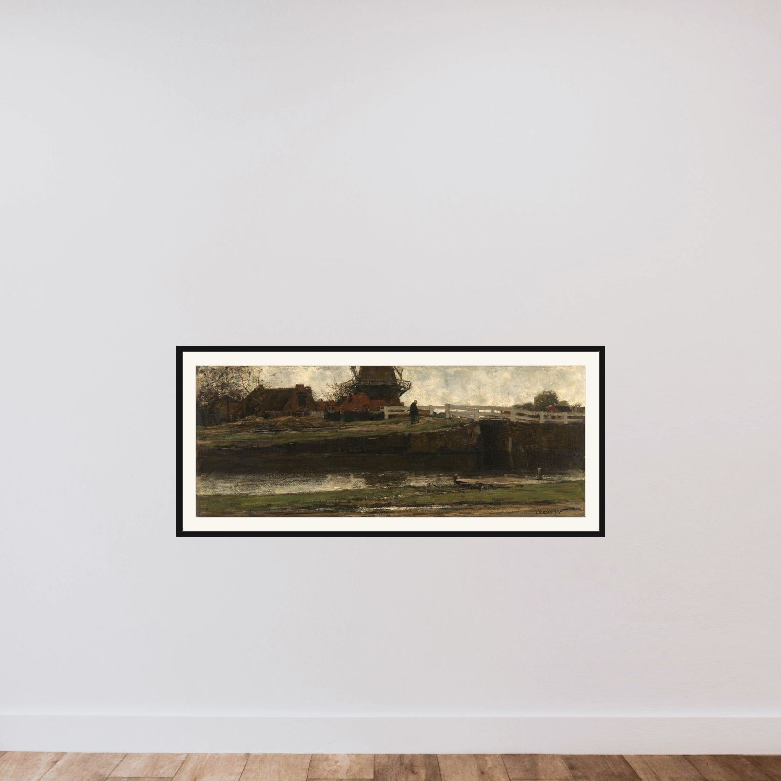 The Truncated Windmill framed — shown to scale