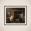 The Studio of the Haarlem Painter Pieter Frederik van Os framed