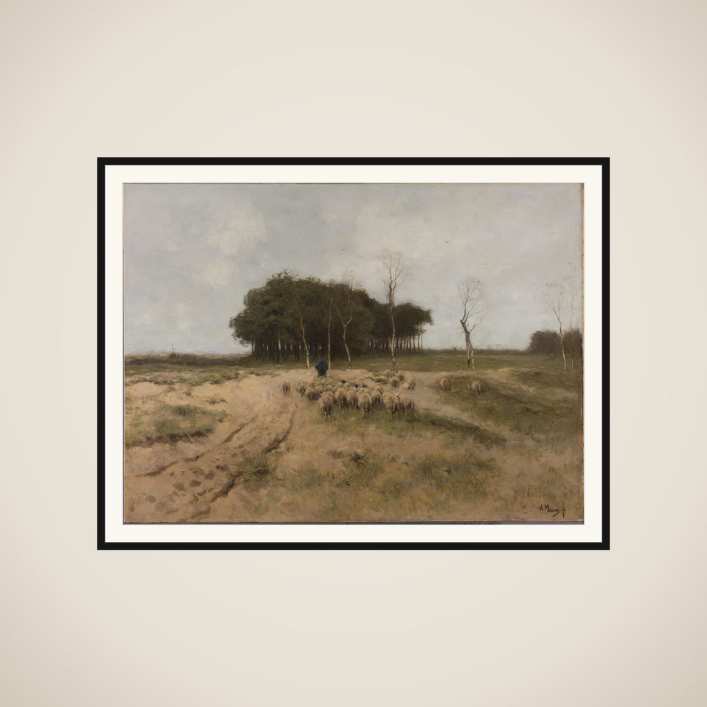 On the Heath near Laren framed