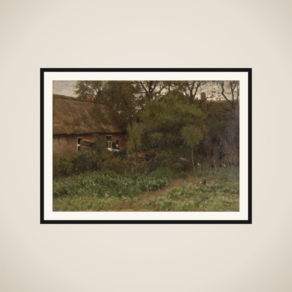 The Vegetable Garden framed