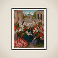 The Virgin and Child with Four Holy Virgins framed