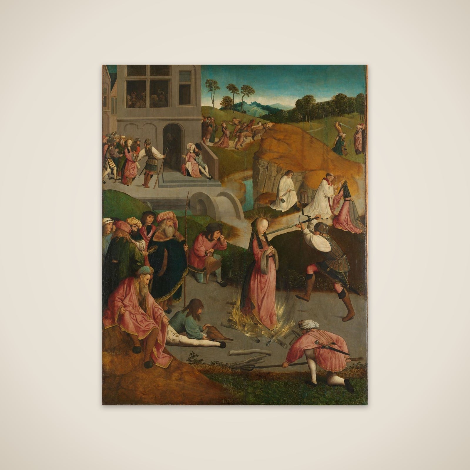 The Martyrdom of Saint Lucy unframed print