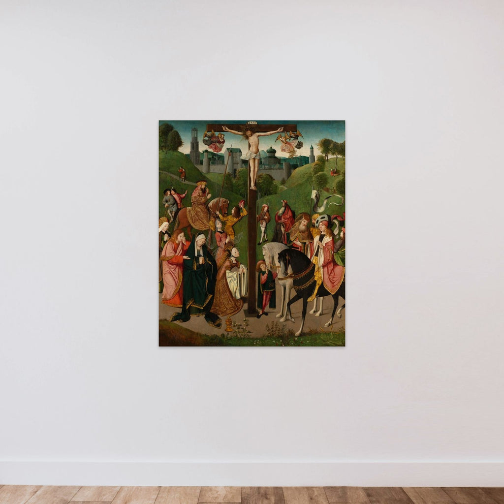 Christ on the Cross unframed — shown to scale