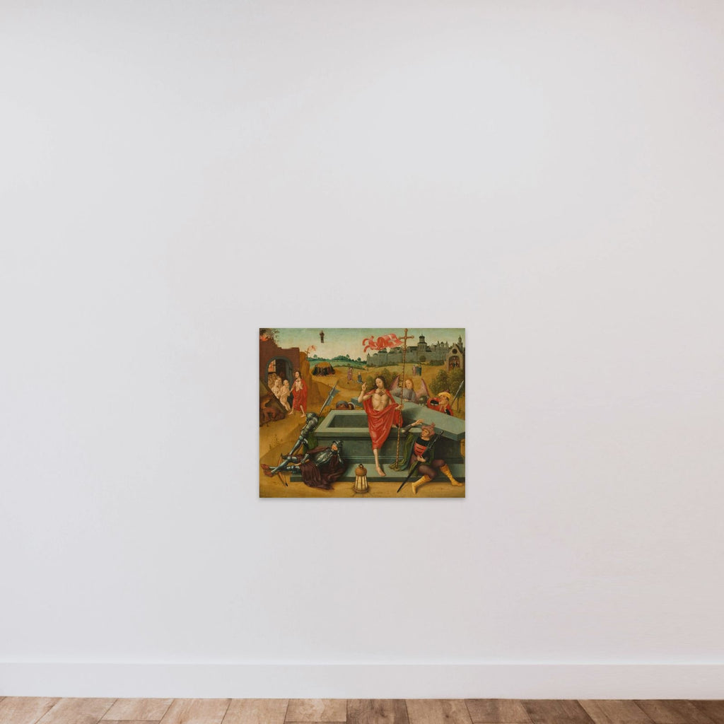 Resurrection of Christ unframed — shown to scale