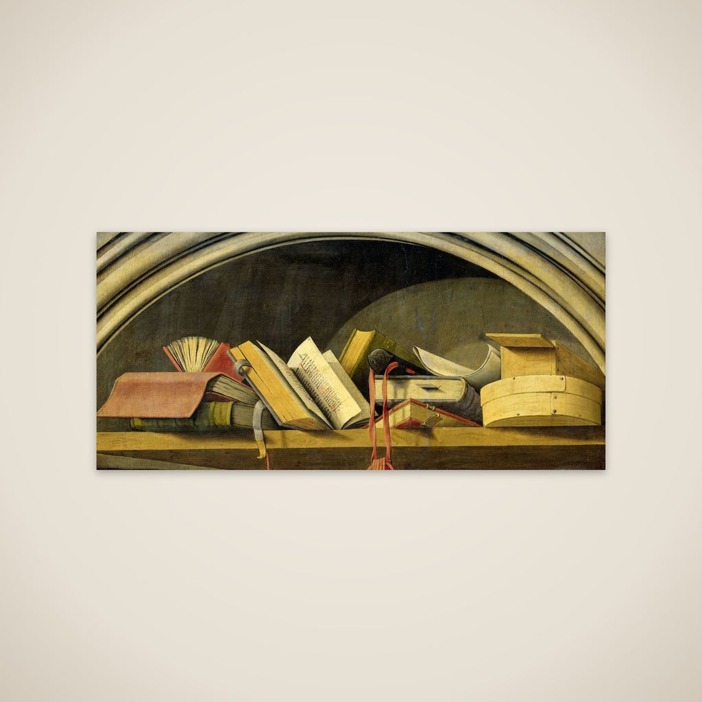 Still Life with Books in a Niche unframed print