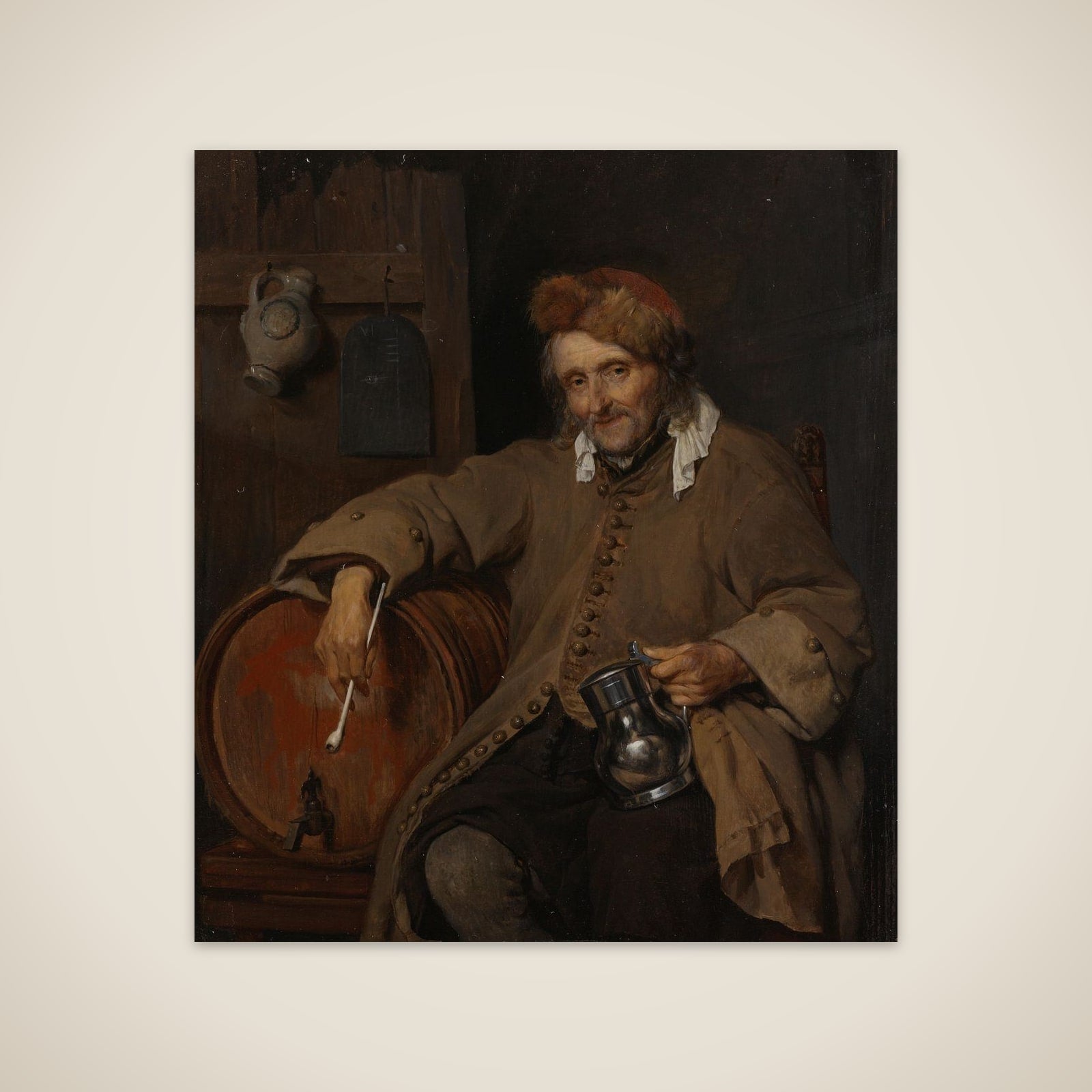 The Old Drinker unframed print