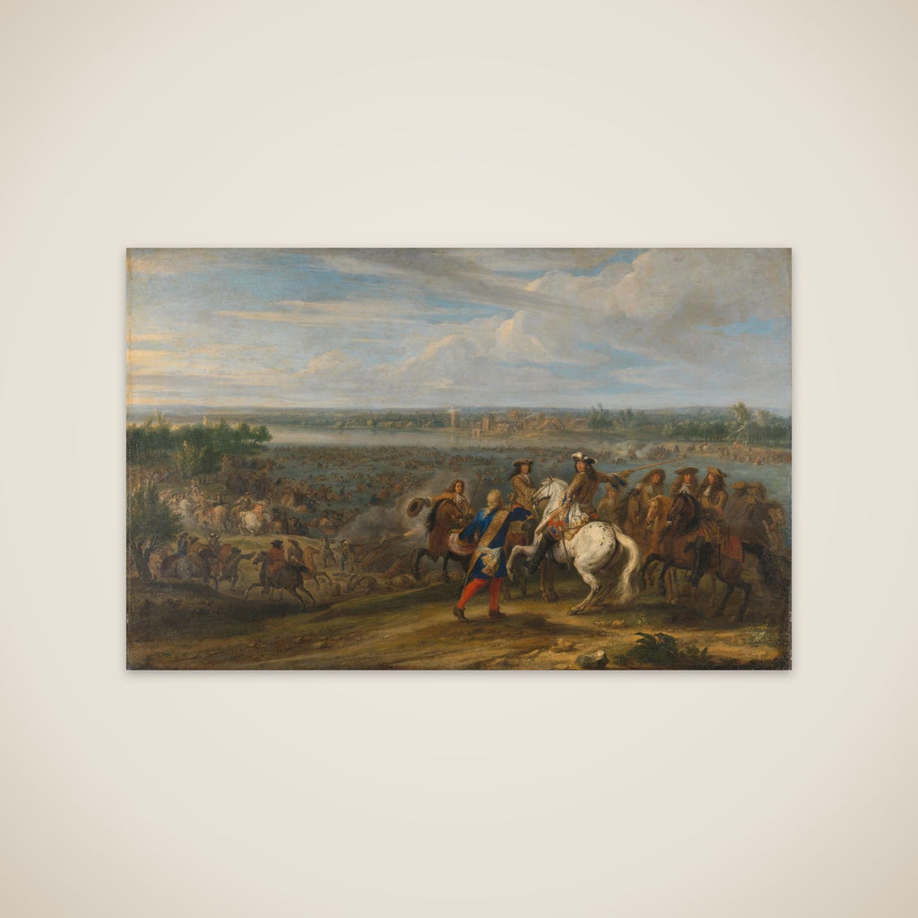 Louis XIV Crossing into the Netherlands at Lobith unframed print