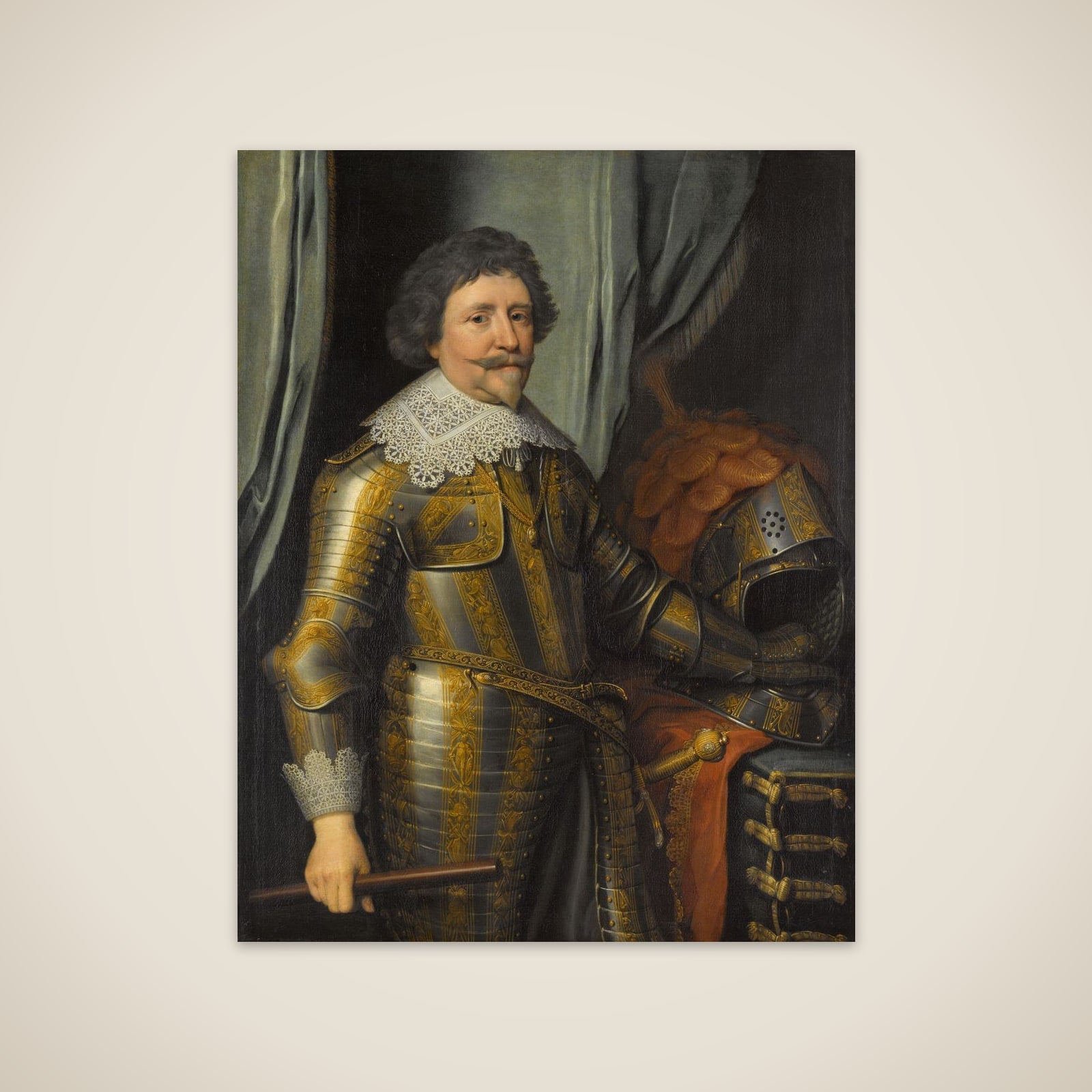 Portrait of Frederik Hendrik (1584-1647), Prince of Orange unframed print