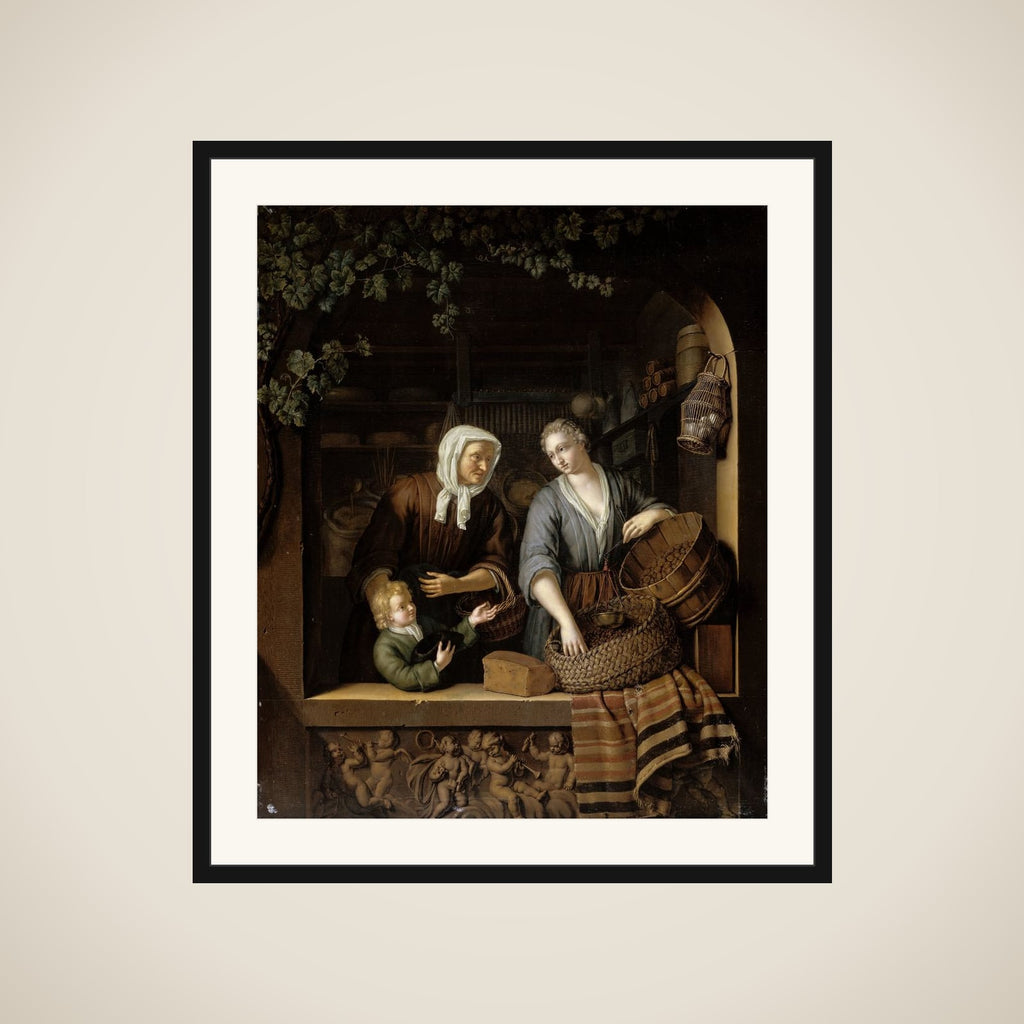 The Grocer’s Shop framed