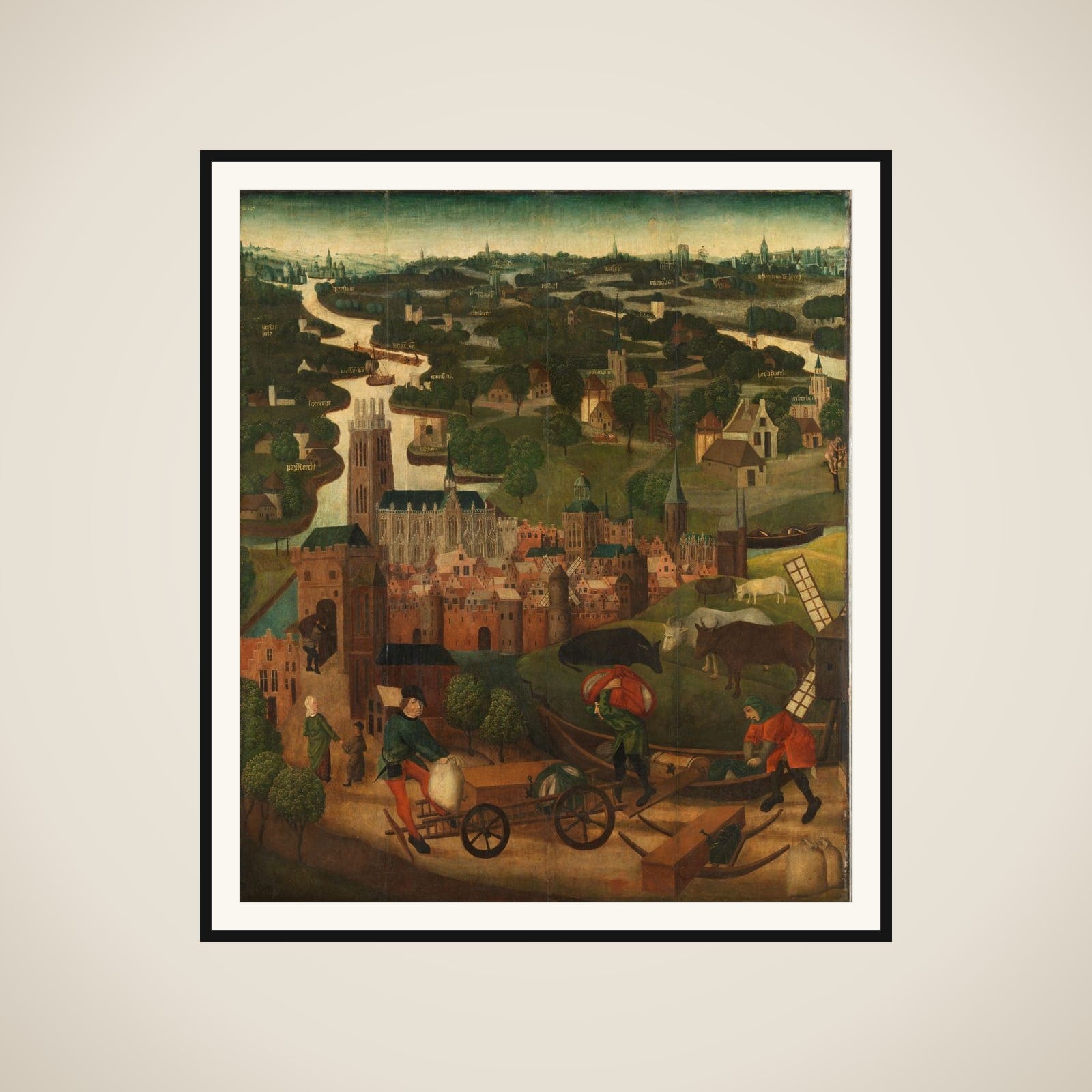 The Saint Elizabeth’s Day Flood framed