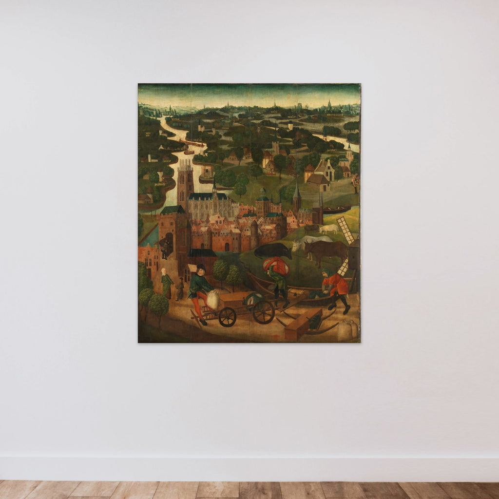 The Saint Elizabeth’s Day Flood unframed — shown to scale
