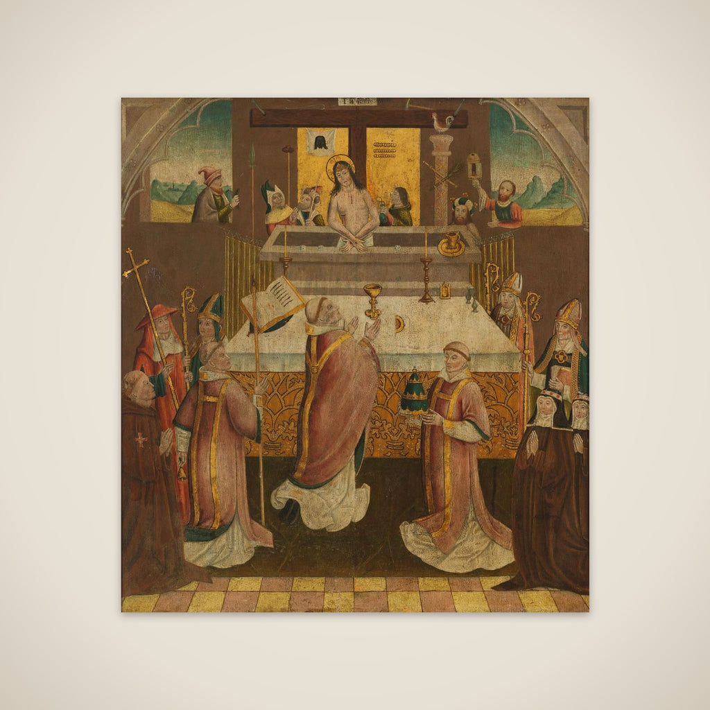 Mass of Saint Gregory unframed print