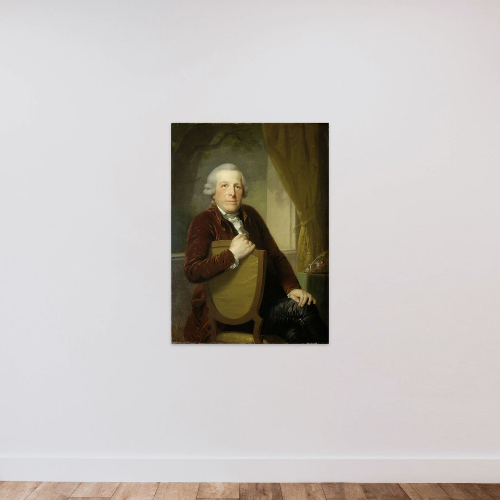 Portrait of Johannes Lublink II, Philosopher, Writer and Statesman unframed — shown to scale