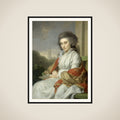 Portrait of Cornelia Rijdenius, Wife of Johannes Lublink II framed