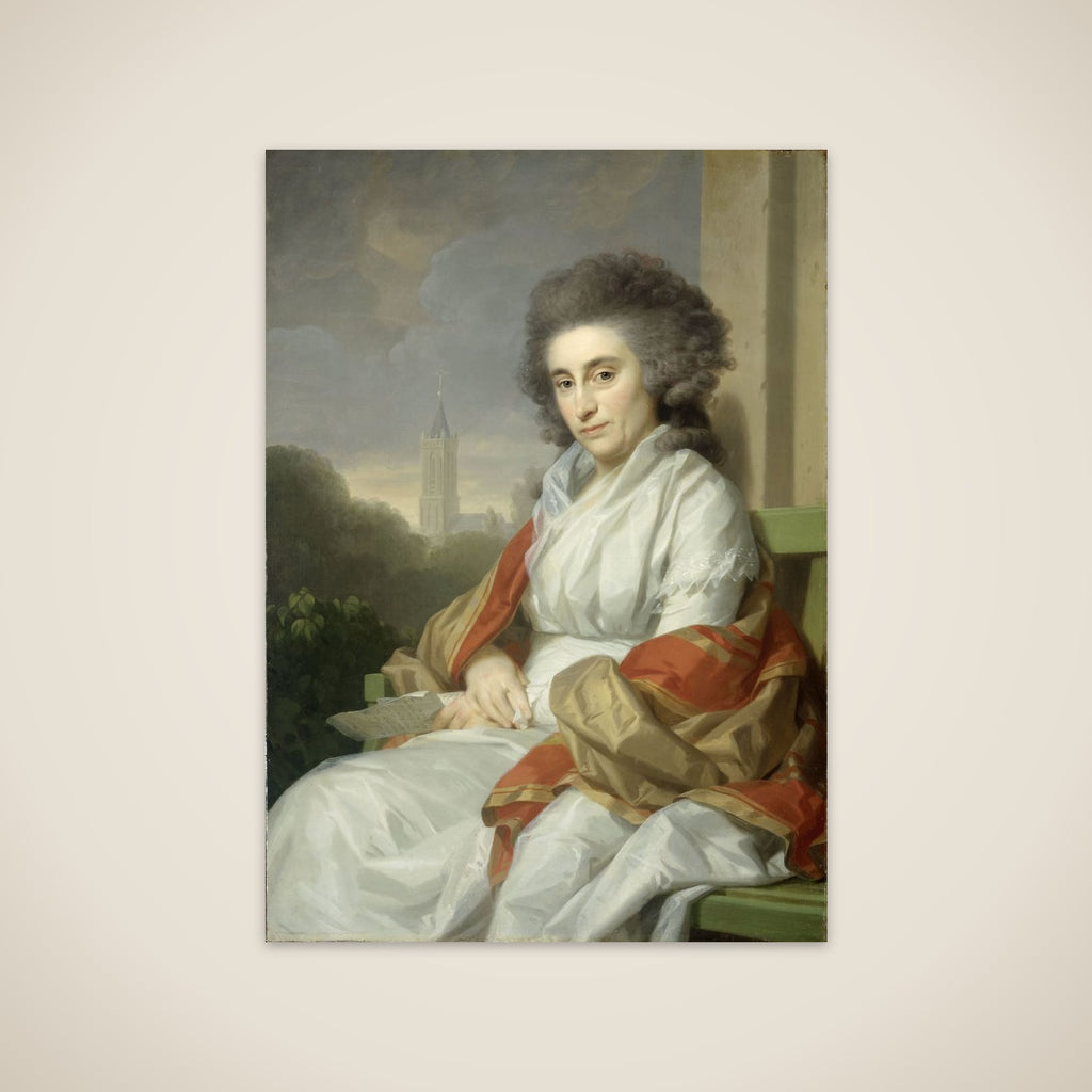 Portrait of Cornelia Rijdenius, Wife of Johannes Lublink II unframed print