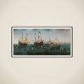 The Return to Amsterdam of the Second Expedition to the East Indies, 19 July 1599 framed