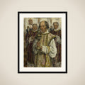 Procession in the Old Catholic Church in The Hague framed