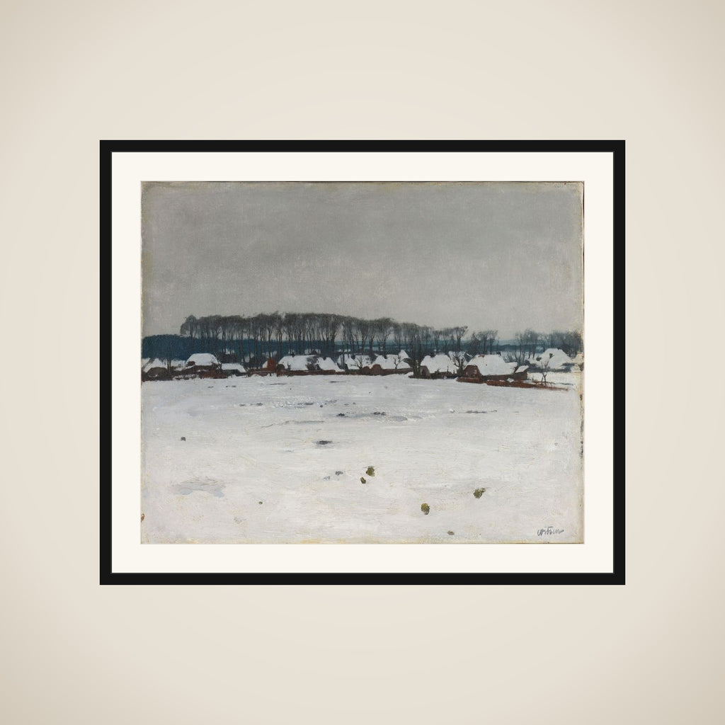 Winter Landscape framed